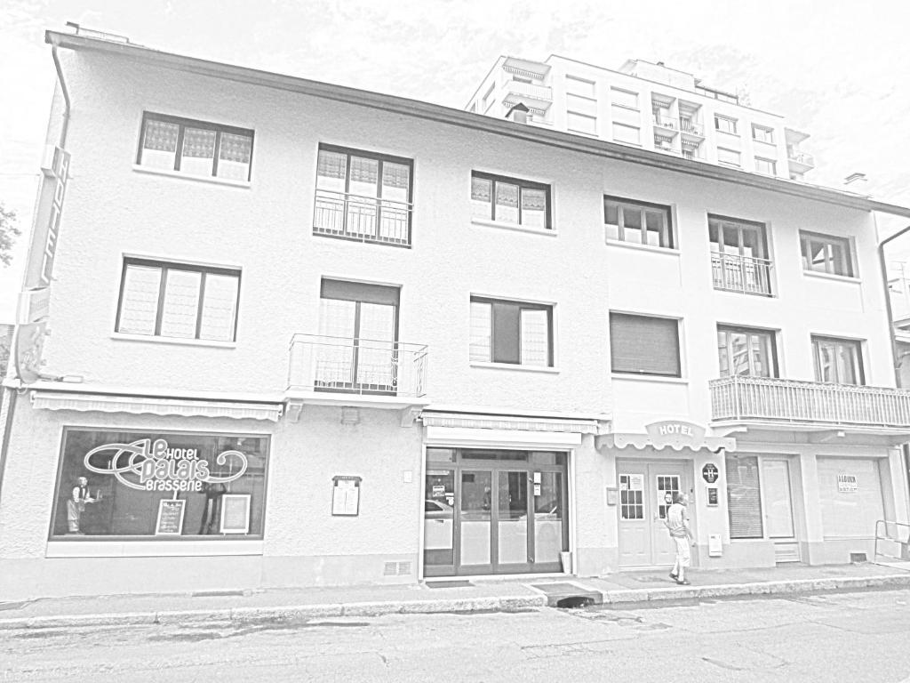Hotel Cafe Du Palais Thonon-les-Bains Exteriör bild